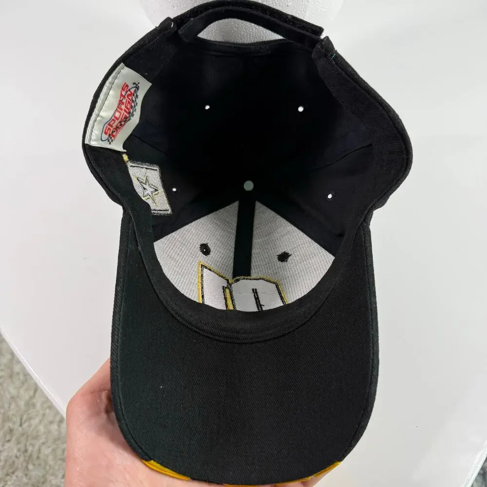 NASCAR 01 U.S. Army Racing Hat Black Flame Strapback‎ Cap